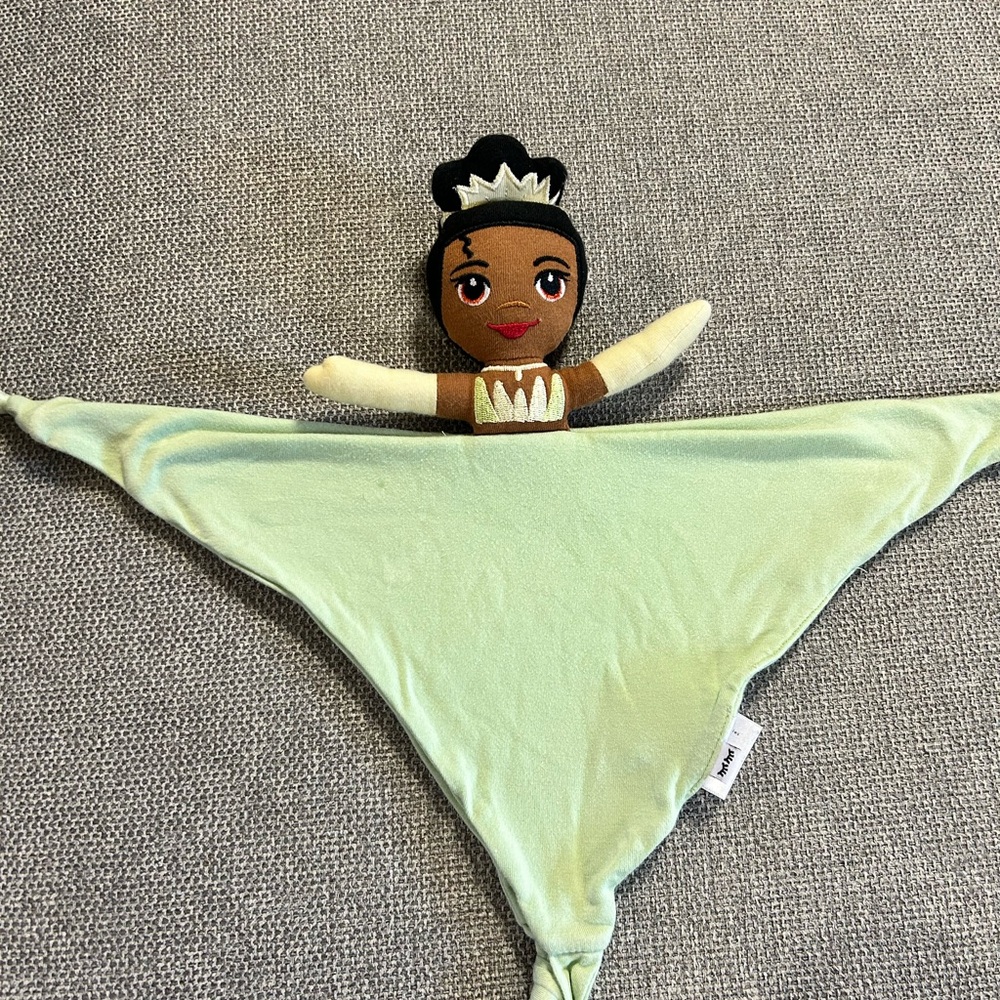 Little Sleepies Princess Doll with Light Green Blanket